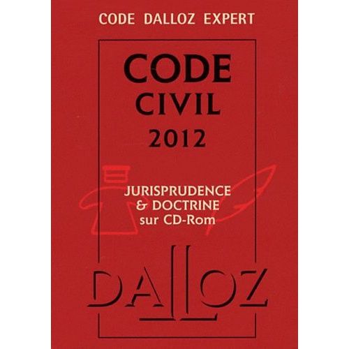 Code Civil 2012 - (1 Cd-Rom)