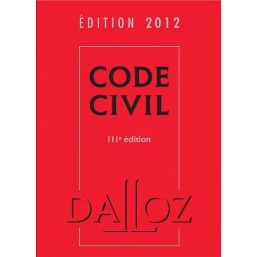 Code Civil 2012