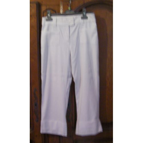 Pantacourt Blanc Cache-Cache - Taille 34/36
