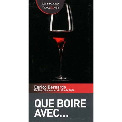 Que Boire Avec