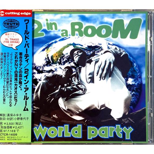 2 In A Room ‎Cd Album World Party Japan Edition + Obi + Insert Collector 1995