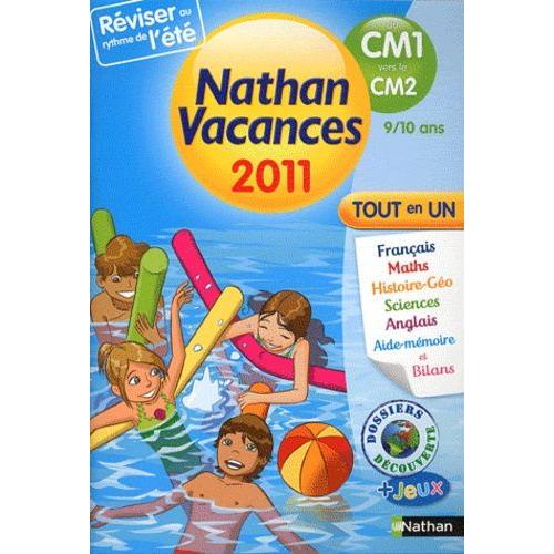 Nathan Vacances - Tout En Un - Du Cm1 Vers Le Cm2 - 9/10 Ans