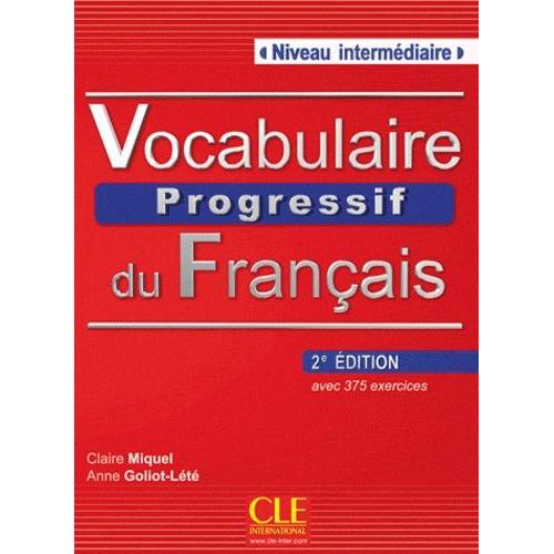 Vocabulaire Progressif Du Français Intermédiaire - (1 Cd Audio)