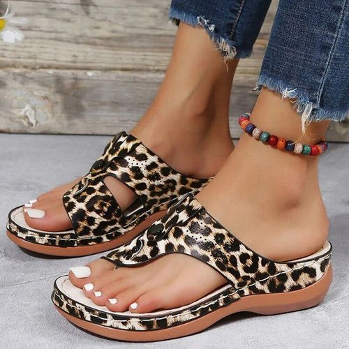 Chaussures Sandales Talons Compensés Pour Femmespantoufles Orth4wdchaussures Pour Femmestongs De Plageété