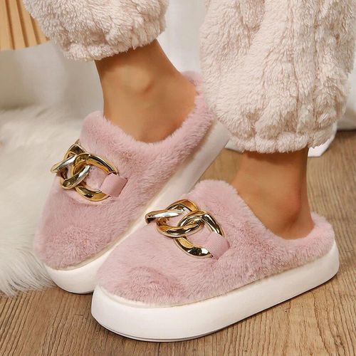 Chaussures Kendny Jodecopantoufles En Fourrure Pour Femmechaussures De Maison Doucestongs En Fourruretoboggans Moelleuxmules D'intérieur Pour Femmepas Cherhiver