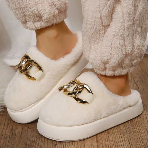 Chaussures Kendny Jodecopantoufles En Fourrure Pour Femmechaussures De Maison Doucestongs En Fourruretoboggans Moelleuxmules D'intérieur Pour Femmepas Cherhiver