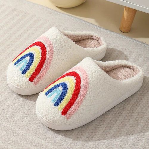 Chaussures Pantoufles D'intérieur Pour Femmespantoufles Chaudes En Peluchechaussures D'automne Et D'hivermaison Pour Femmesol Platglissades Douces Et Silencieuses Pour Chambre Coucher