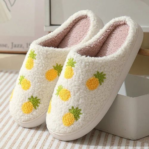 Chaussures Pantoufles D'intérieur Pour Femmespantoufles Chaudes En Peluchechaussures D'automne Et D'hivermaison Pour Femmesol Platglissades Douces Et Silencieuses Pour Chambre Coucher