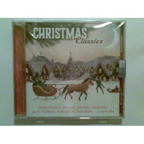 Christmas Classics - Import Italy - Edition Azzurra ( P ) 2018 - Cd 18 Titres Boite Crystal - White Christmas , Tu Scendi Dalle Stelle , Jingle Bells , Joy The World , Astro Del Ciel , Silent Night