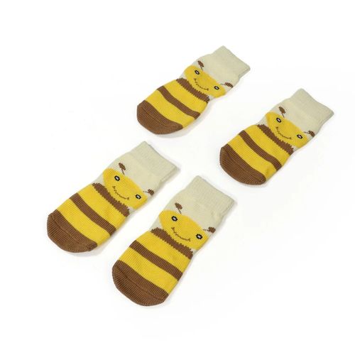 Chaussettes Grande Taille Pour Grands Chiens,Jolies Chaussettes Pour Couvre-Pieds,Chiot,Animaux De Compagnie,4 Pièces/Ensemble - Type Yellow-6xl