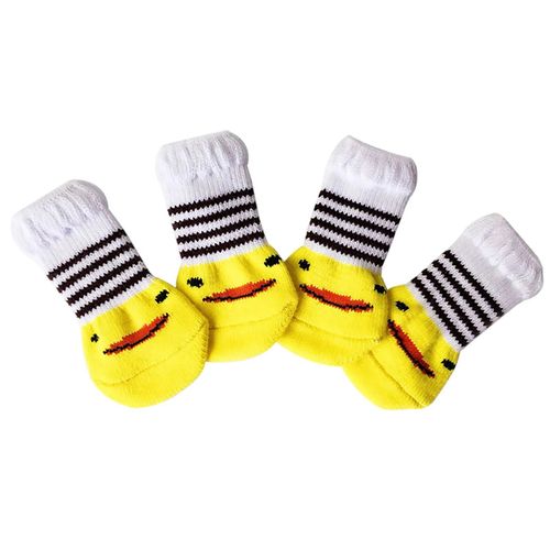 Chaussettes Antidérapantes D'hiver Pour Animaux De Compagnie,Pour Petits Chiens Chats,Tricotées,Chaudes,Chihuahua,Protège-Pattes Épaisses,Accessoires L3 - Type G-S