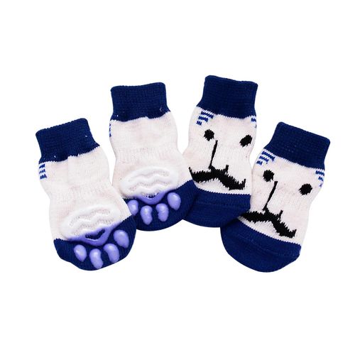 Chaussettes Antidérapantes D'hiver Pour Animaux De Compagnie,Pour Petits Chiens Chats,Tricotées,Chaudes,Chihuahua,Protège-Pattes Épaisses,Accessoires L3 - Type E-S