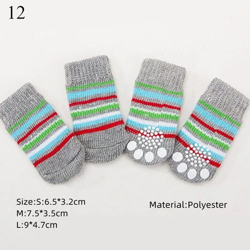 Chaussettes Colorées Coordonnantes Pour Animaux De Compagnie,Tricots,Chaussettes,Respirant,Chaud,Mignon,Chiot,Chien,Fournitures Pour Animaux De Compagnie,Haute Qualité,2022 - Type Vert Militaire-S