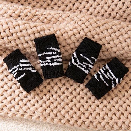 Chaussettes Universelles En Coton Pour Chiens,Couvre-Pieds,Protection Des Tibias,Ne Tombent Pas,Pour Chiots,En Tricot,Mignonnes,Quatre Saisons - Type Type-2-M