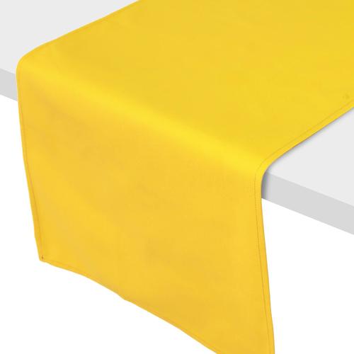 Chemin De Table 45x150 Cm Diabolo Jaune Curcuma Traitement Teflon