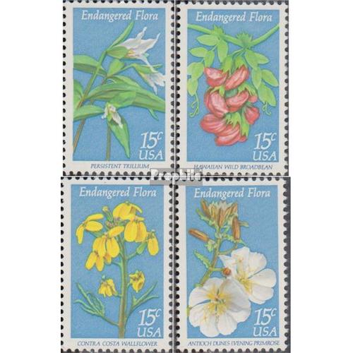 Etats-Unis 1386-1389 (Complète.Edition.) Neuf Avec Gomme Originale 1979 Conservation: Fleurs