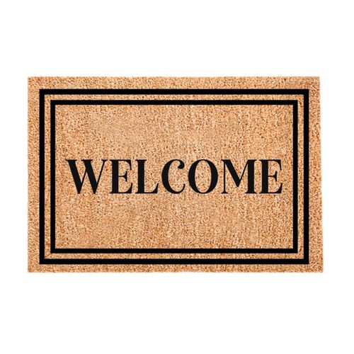 Paillasson À Lettres De Personnalité 60x40cm, Tapis De Sol Rectangulaire Absorbant Pour Porte De Salle De Bain, Porte D'Entrée, Tapis De Bienvenue
