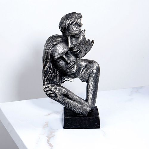 Statue De Couple Vintage Saint Valentin, Cadeaux De Noël, Figurines Abstraites, Buste, Artisanat En Résine, Décoration De Maison