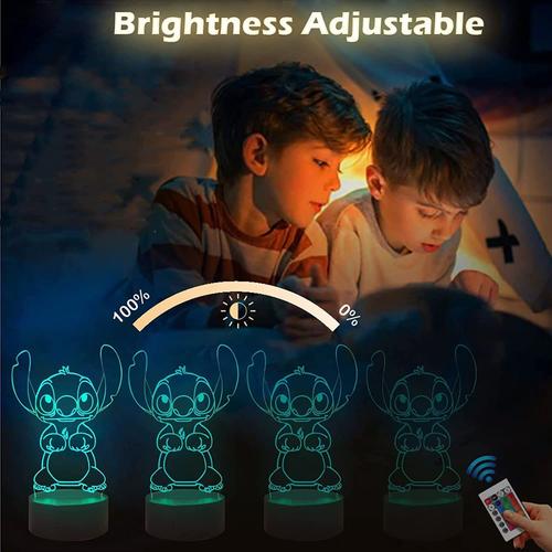 Lampe de table veilleuse pour enfants Stitch
