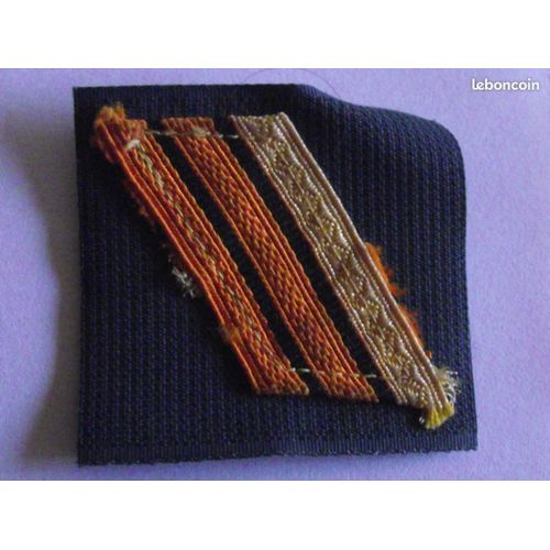 Velcro De Poitrine Sur Fond Bleu Grade Caporal-Chef Armée De L'air