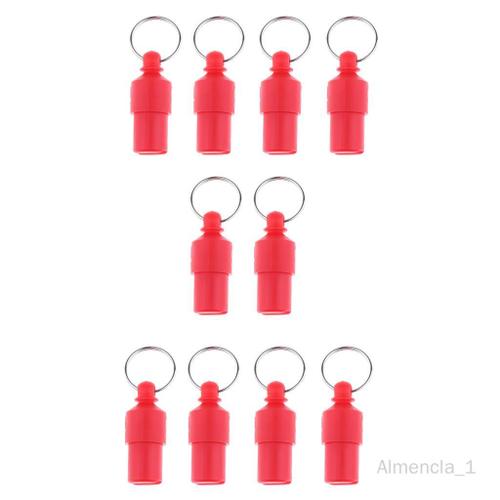 10x Médaille De Animaux Étiquette Pendentif De Collier De Anti-Perdu Id Identifiant Adresse Nom Rouge