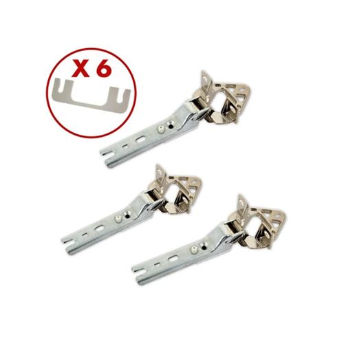 Lot de 3 charnières de porte Réfrigérateur congélateur (00268699 5554870 BOSCH GAGGENAU KOMPATIBEL NEFF SIEMENS)
