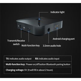 Récepteur/transmetteur Audio sans fil Bluetooth en KN319