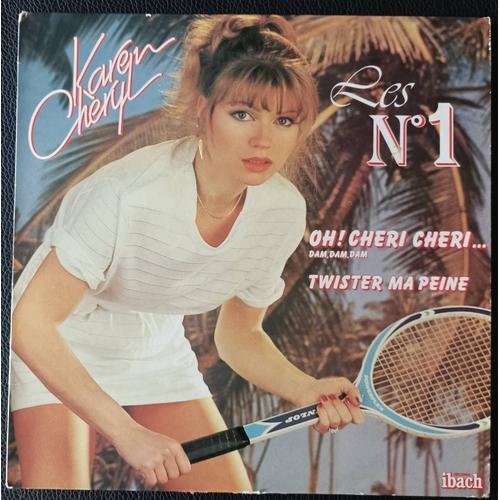 Karen Cheryl - Les N°1 - Compilation 12 Titres (1975 / 1981) : Oh Cheri Cheri / Twister Ma Peine / Sing To Me Mama .. - 1982 Ibach 60 576 France - Lp/33rpm/12" - Boutique Axonalix