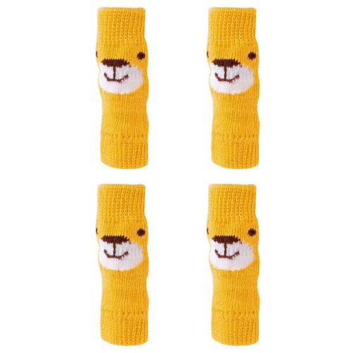 Couvre-Jambes Pour Chien De Compagnie,Chaussettes Anti-Alde,Protège-Jambes Pour Chiot,Extérieur,4 Pièces - Type Yellow-12x4.2x4.2cm #A