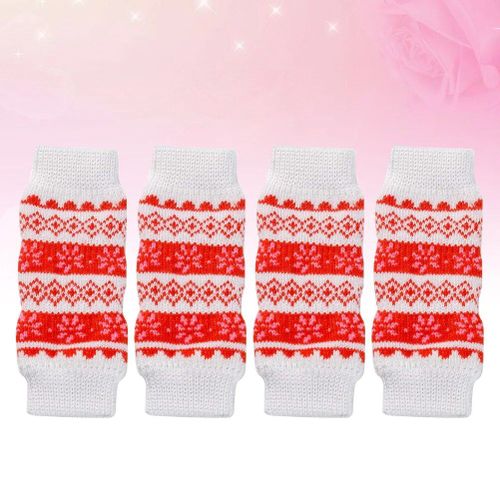 Genouillère Chaude Anti-Urine Pour Chien,Chaussons Pour Chiot,Protège-Coude,Couvre-Jambes,Jambières Pour Animaux De Compagnie,Chaussettes Pour Chien,4 Pièces - Type Xl #I
