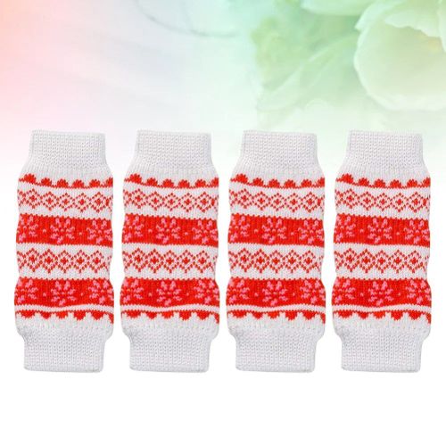 Genouillère Chaude Anti-Urine Pour Chien,Chaussons Pour Chiot,Protège-Coude,Couvre-Jambes,Jambières Pour Animaux De Compagnie,Chaussettes Pour Chien,4 Pièces - Type S #E