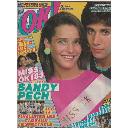 Jean Luc Lahaye 1p/ Sophie Marceau & Anthony Delon 1p/ Hugues Hamilton 1p/ Photos De Sheila , Dalida , Karen Cheryl , Sardou À La Fete De Philippe Gildas 1p/ Daniel Seff 1/2p/ Bill Baxter 1/2p/ 391