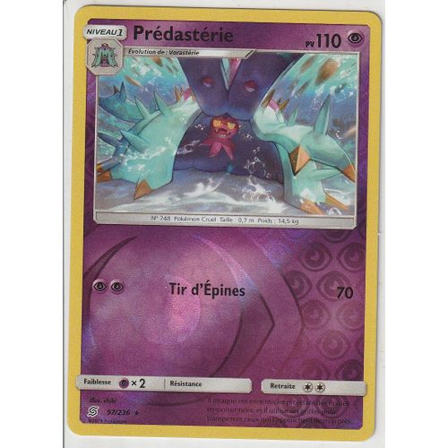 Carte Pokémon - Prédastérie - 97/236 - Holo-Reverse - Sl11 - Harmonie Des Esprits -