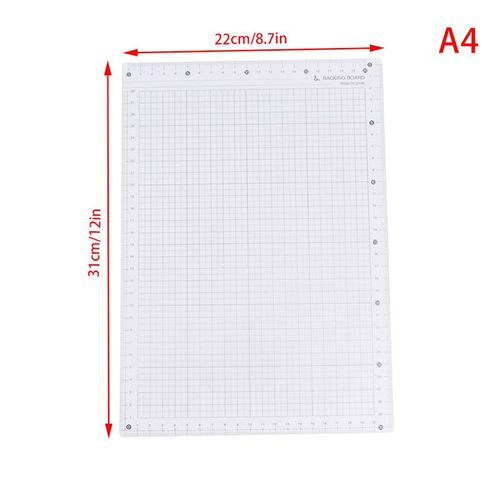 Panneau De Règle Transparent A4 A5 B5, Bloc-Notes De Bureau Pour Étudiants, Tapis De Couture À Grille En Pvc, Presse-Papiers À Dessin, Fournitures De Mesure