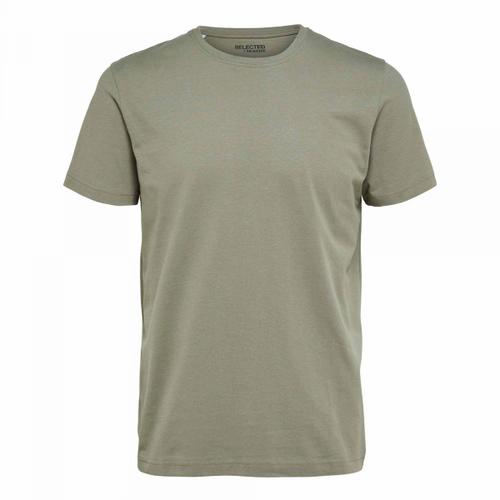 Tee Shirt Manches Courtes Col Rond Coton Bio Uni Homme Selected