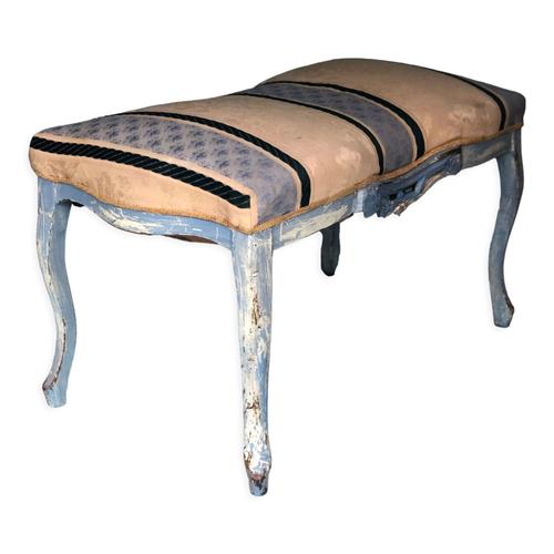 Banc Sculpt De Style Louis Xv Franais Fin Du 19me Sicle Bleu