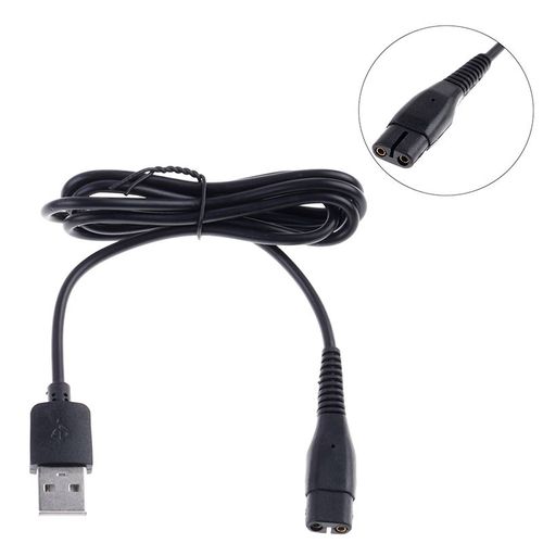 Câble de chargement USB, adaptateur électrique pour rasoir électrique, prise de charge