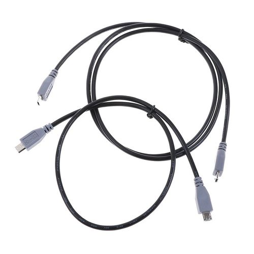 Pièces De Câble Micro Usb-B Mâle À Micro Usb-B Mâle Pour Chargeur De Données, 25cm, 1 Pièce, Pour Téléphone Mp4