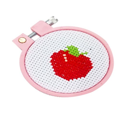 6 Pack Point De Croix Kit Débutant Pour Enfants, Démarreur Croix Kit Set De Couture Avec Des Motifs Simples, Instructions Pour Ornements
