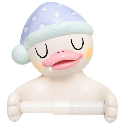 Porte-Papier De Dessin Animé, Étagère Murale Suspendue En Forme D'Animal Pour Rouleau De Papier, Boîte De Rangement Pour Mouchoirs De Bain