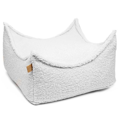 Pouf Carré Blanc Pour Enfant