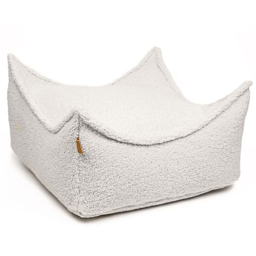 Pouf Carré Écru Pour Enfant