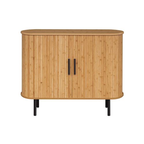 Buffet Bas Contemporain 100 Cm Bois / Noir