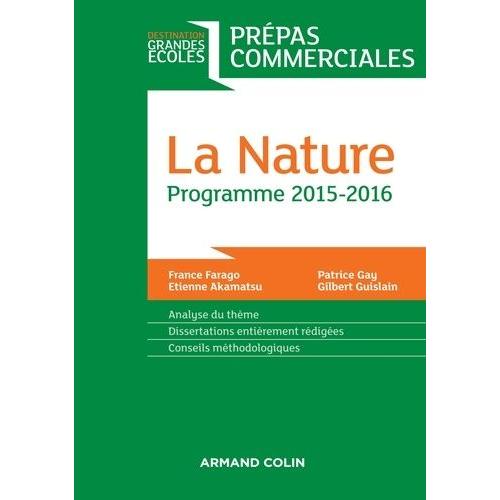 La Nature - Programme 2015-2016