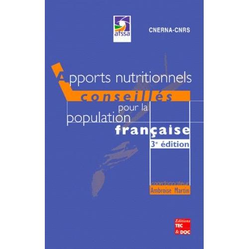 Apports Nutritionnels Conseillés Pour La Population Française