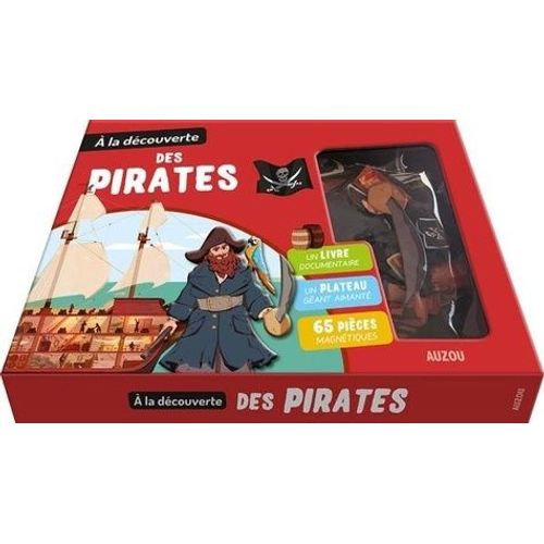 A La Découverte Des Pirates - Avec 1 Plateau Aimanté Et 65 Pièces Magnétiques