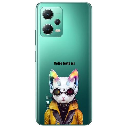 Coque Redmi Note 12 5g Cyber Chat Futur Jaune Personnalise