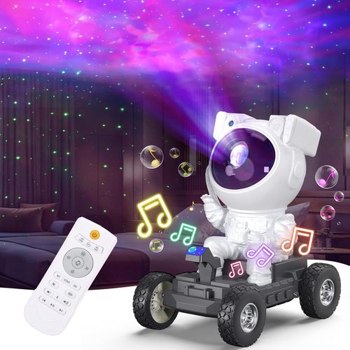 Daylumi Projecteur Étoilé Avec Musique Lunar-Rover Galaxy Projecteur Avec Minuterie Et Télécommande, Projecteur De Plafond Pour Chambre À Coucher, Cadeau Pour Enfants Et Adultes
