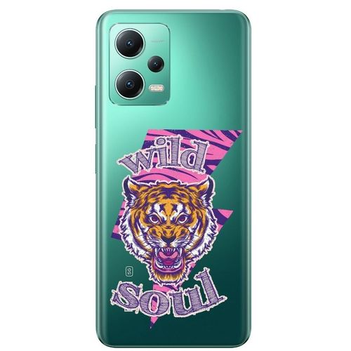 Coque Redmi Note 12 5g Tigre Rose Wild