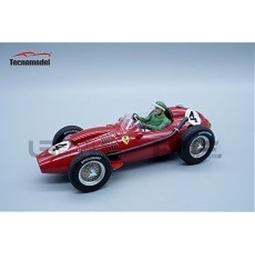 Tecnomodel Mythos 1/18 - Tmd18116c - Ferrari Dino 246 F1 - French Gp 1958 (M. Hawthorn)-Tecnomodel Mythos
